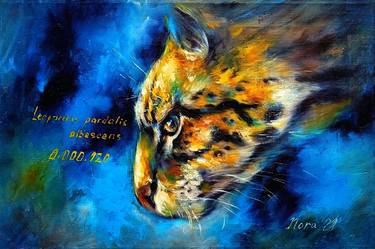 Print of Expressionism Cats Paintings by Eleonora Taranova