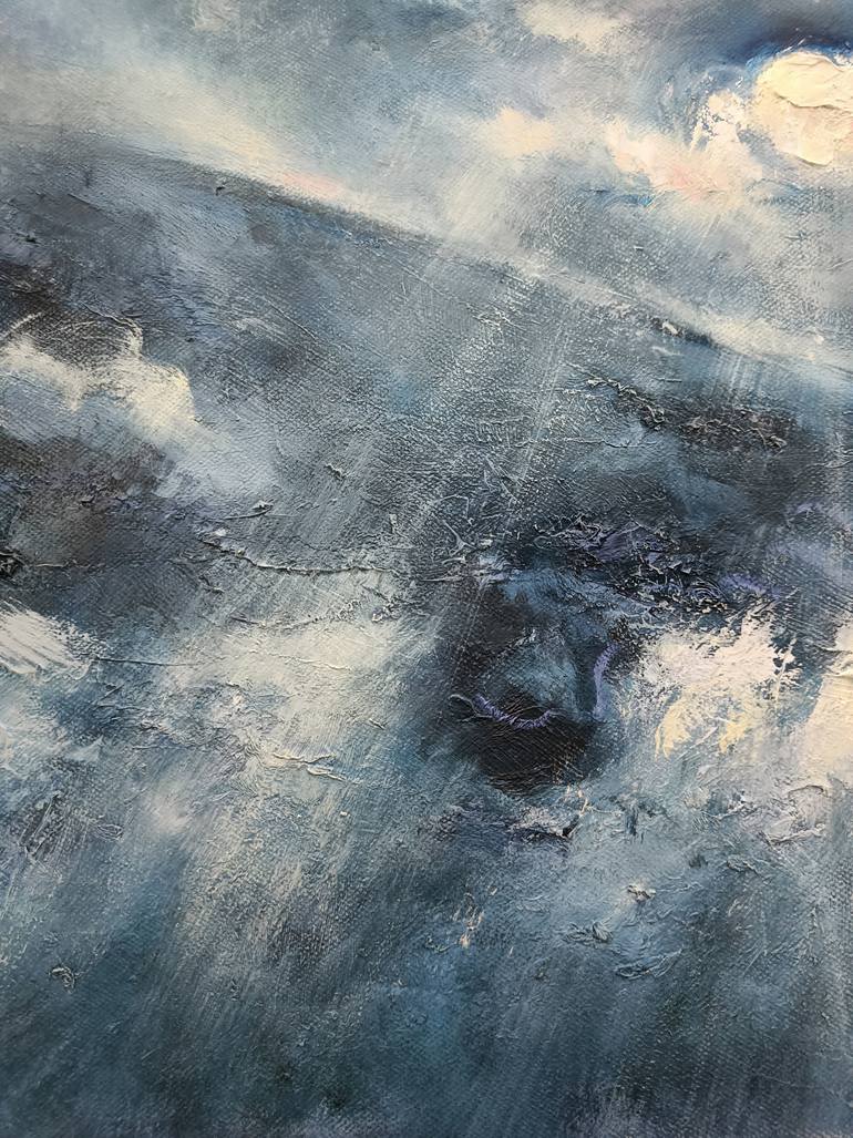 Original Abstract Expressionism Landscape Painting by Eleonora Taranova