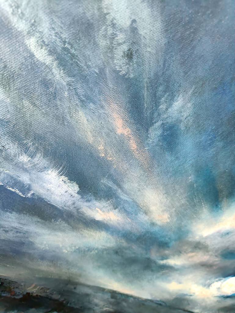 Original Abstract Expressionism Landscape Painting by Eleonora Taranova