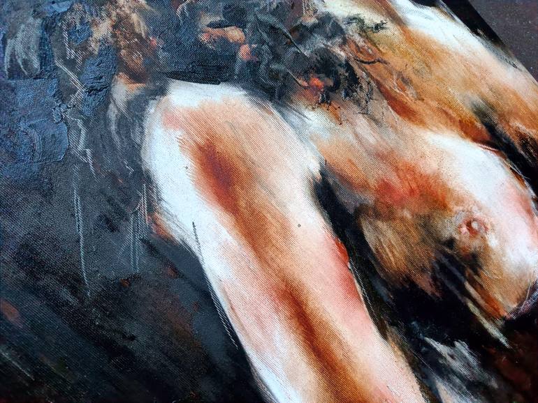 Original Abstract Expressionism Body Painting by Eleonora Taranova