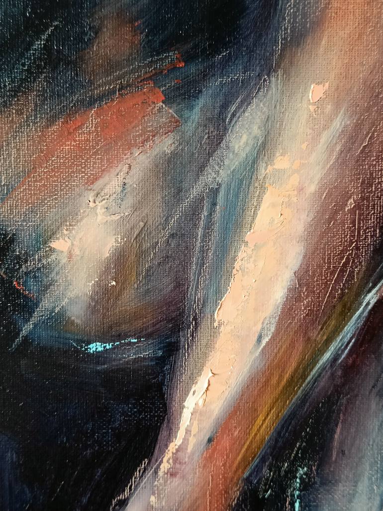 Original Abstract Expressionism Women Painting by Eleonora Taranova