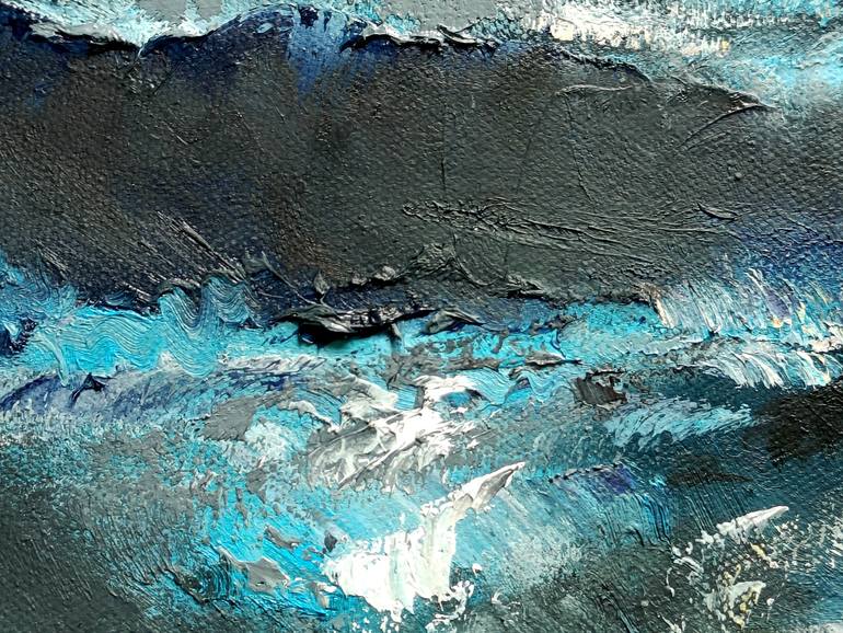 Original Expressionism Seascape Painting by Eleonora Taranova