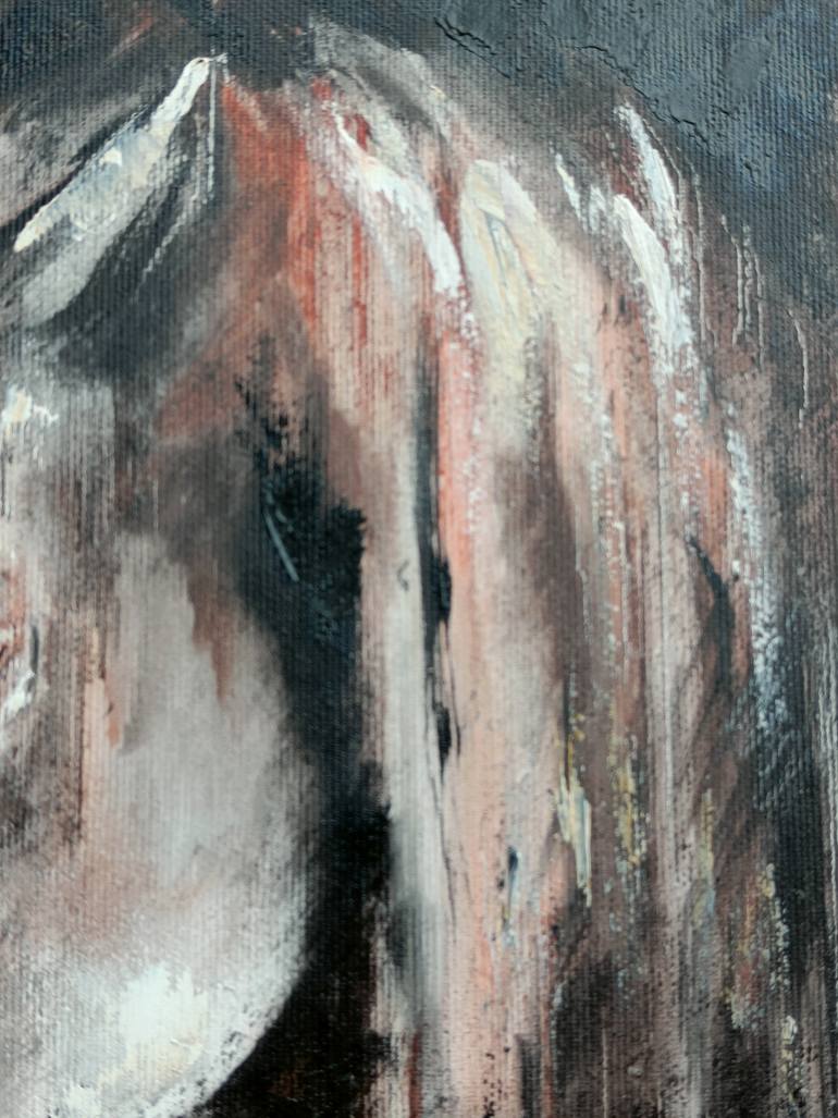 Original Abstract Horse Painting by Eleonora Taranova