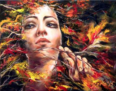 Original Impressionism People Painting by Eleonora Taranova