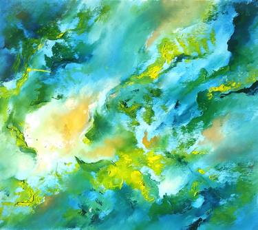 Original Abstract Expressionism Abstract Painting by Eleonora Taranova