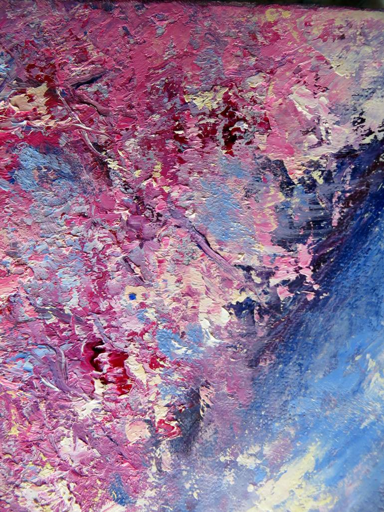 Original Abstract Expressionism Love Painting by Eleonora Taranova