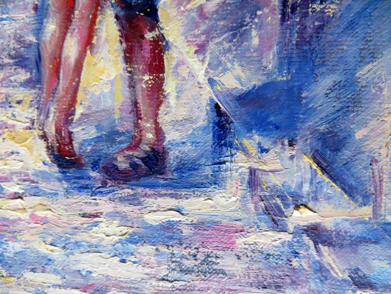Original Abstract Expressionism Love Painting by Eleonora Taranova