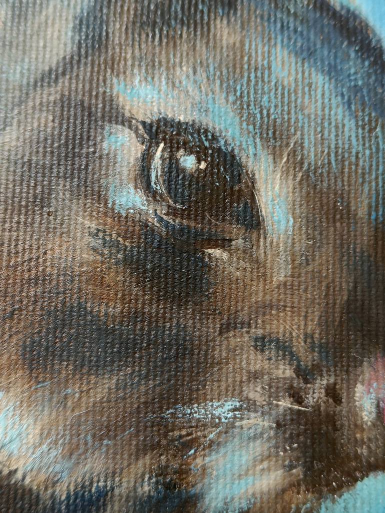 Original Fine Art Animal Painting by Eleonora Taranova