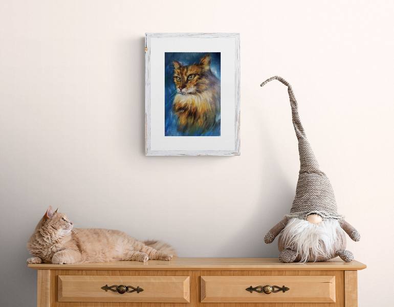 Original Cats Painting by Eleonora Taranova