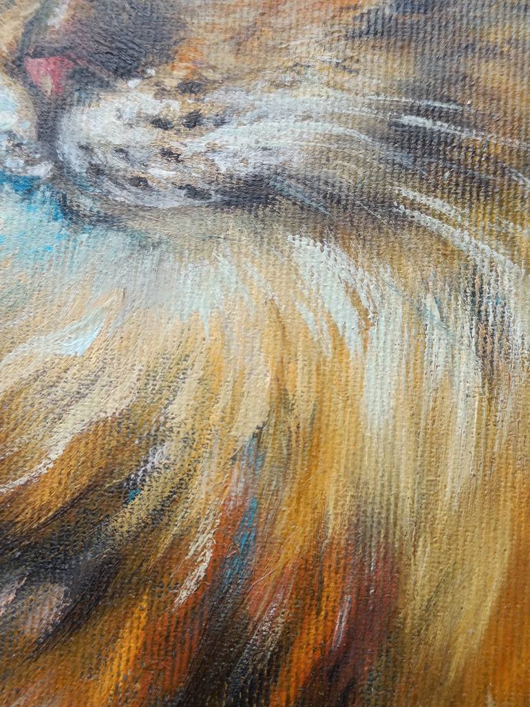 Original Figurative Cats Painting by Eleonora Taranova