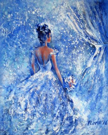 The Bride original oil painting thumb