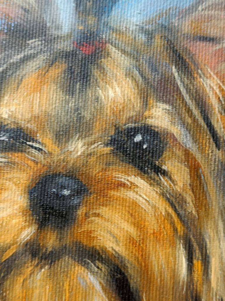 Original Figurative Dogs Painting by Eleonora Taranova