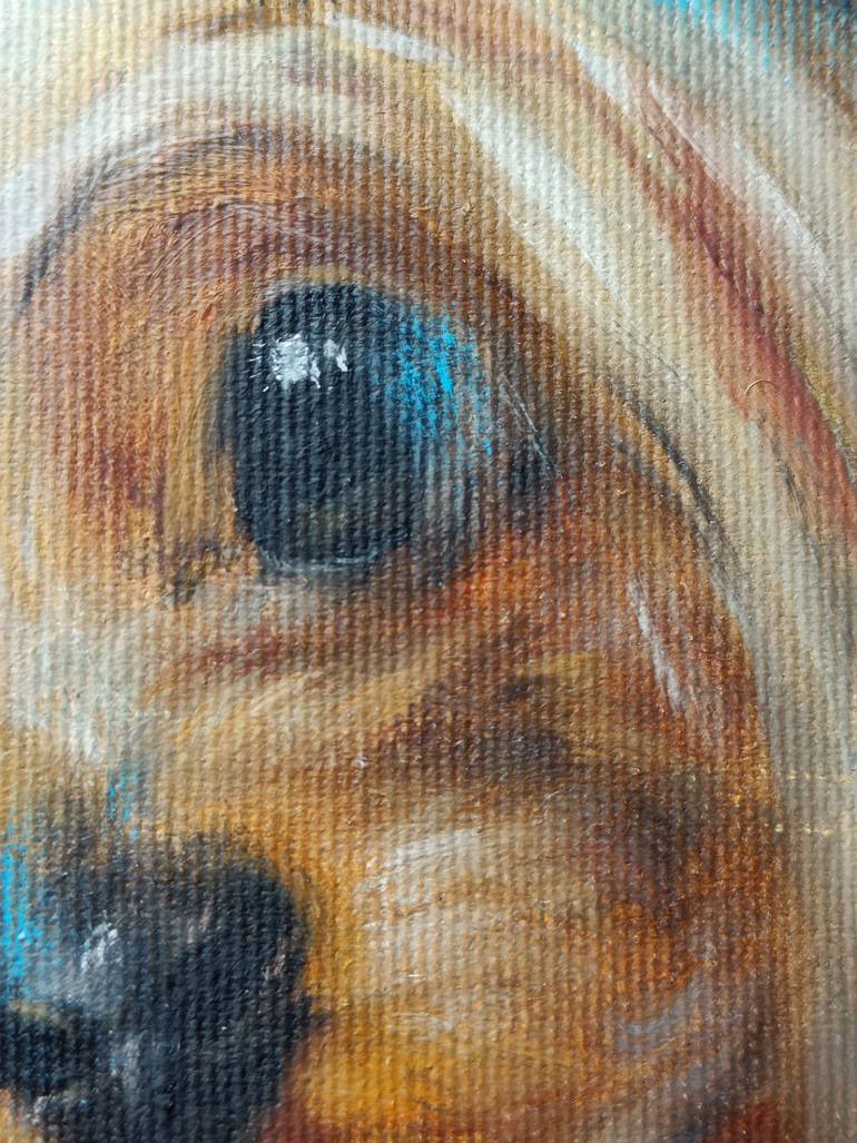 Original Figurative Dogs Painting by Eleonora Taranova