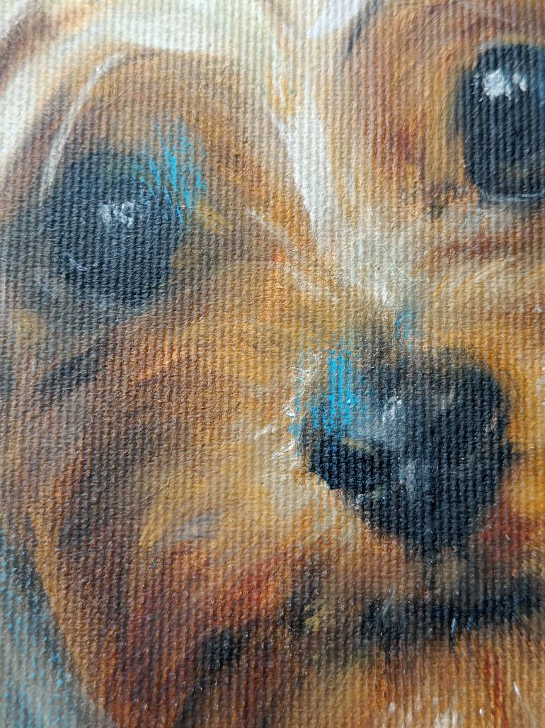 Original Figurative Dogs Painting by Eleonora Taranova