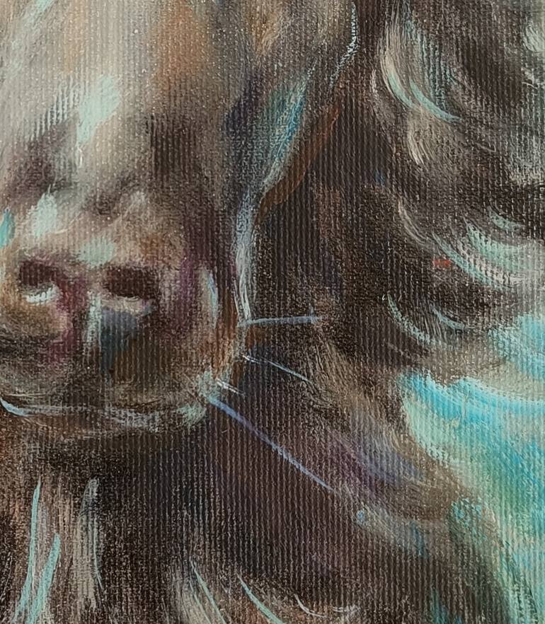 Original Figurative Dogs Painting by Eleonora Taranova
