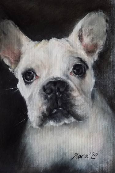 Print of Realism Dogs Paintings by Eleonora Taranova