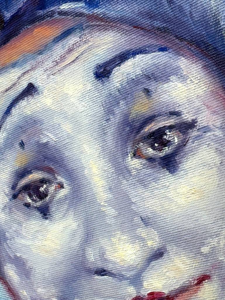 Original Expressionism Portrait Painting by Eleonora Taranova