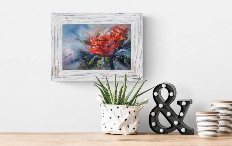 Original Floral Painting by Eleonora Taranova