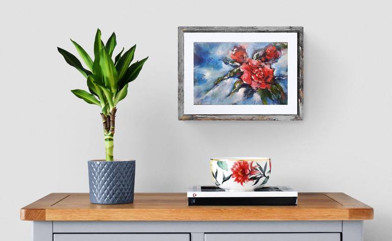 Original Floral Painting by Eleonora Taranova