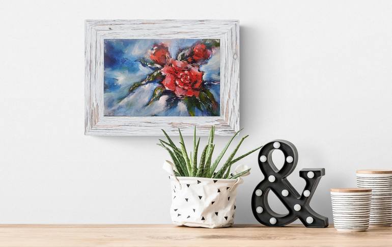 Original Floral Painting by Eleonora Taranova