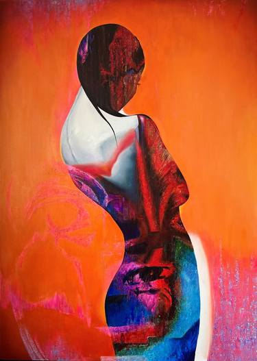 Original Contemporary Women Paintings by Bianca Paraschiv Art