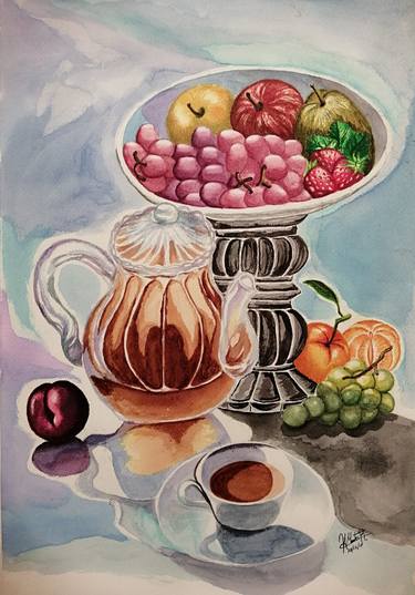 Print of Figurative Food & Drink Paintings by Héctor Monter Rico