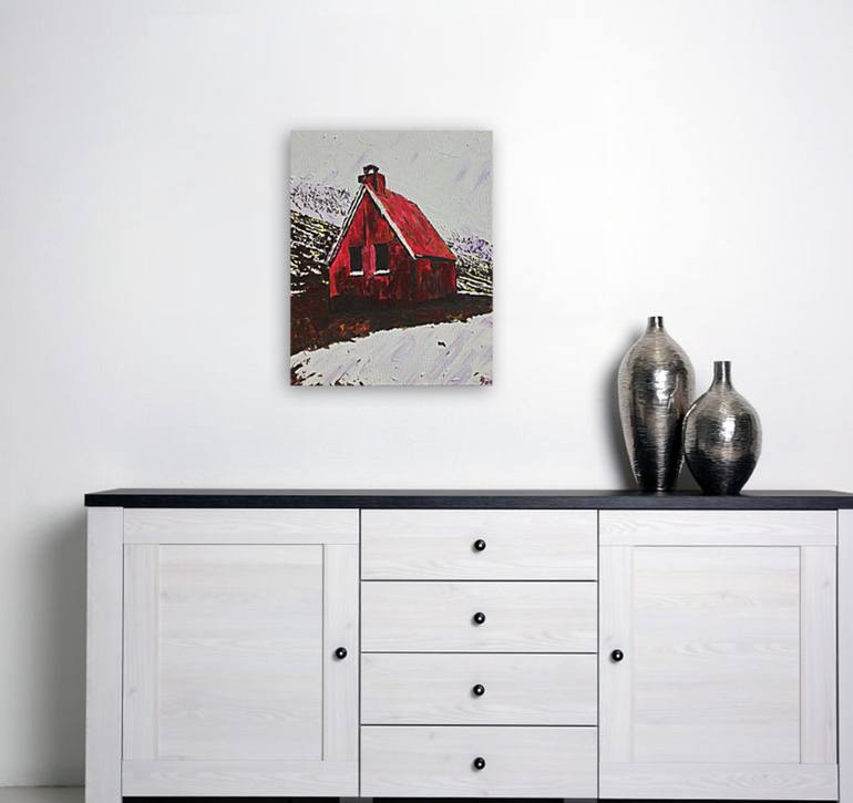 Original Abstract Landscape Painting by Amanda D