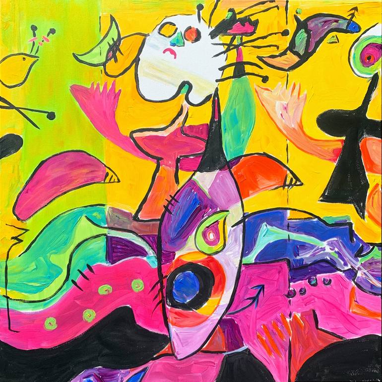 Print of Expressionism Abstract Paintings by Amanda D