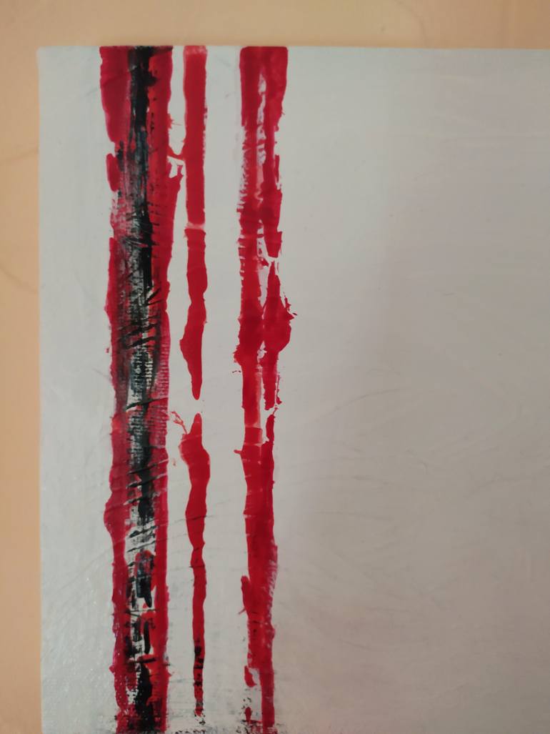 Original Abstract Expressionism Abstract Painting by Olga Tushova