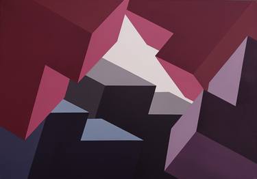 Print of Abstract Geometric Paintings by Mila Gvardiol