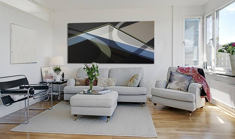 Original Minimalism Abstract Painting by Mila Gvardiol