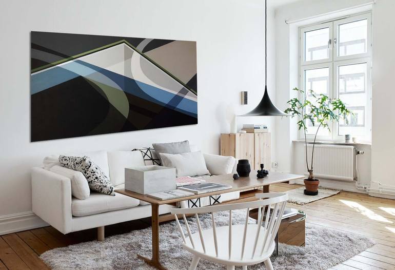 Original Minimalism Abstract Painting by Mila Gvardiol
