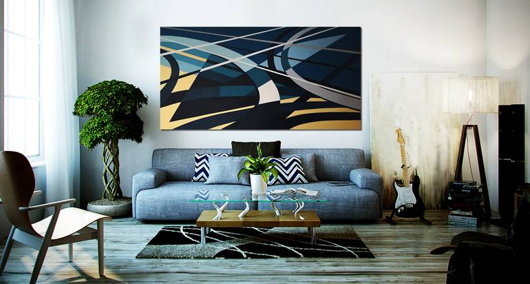 Original Fine Art Abstract Painting by Mila Gvardiol
