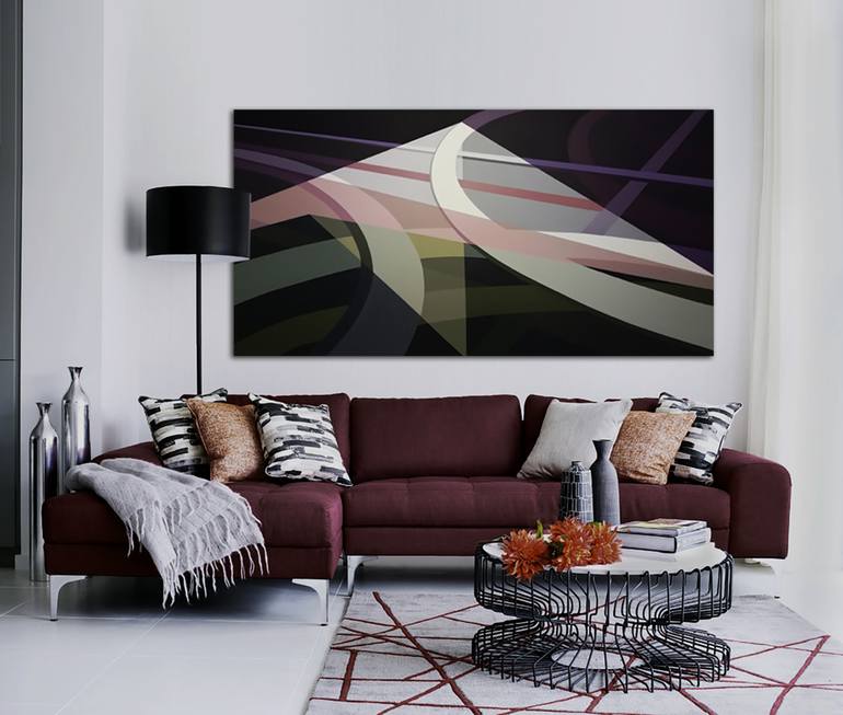 Original Fine Art Abstract Painting by Mila Gvardiol