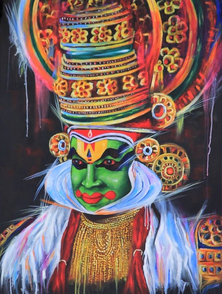 The Show Must Go On Painting by Bhoomika Dewangan | Saatchi Art