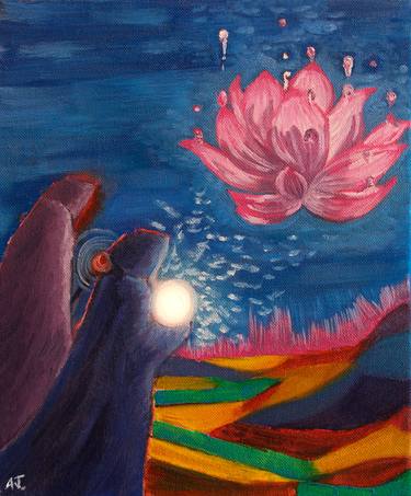 Print of Fantasy Paintings by Arundhati Jayawant