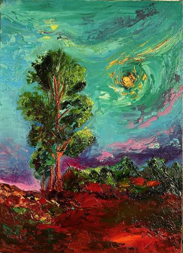 Original Impressionism Landscape Paintings by Rabiya Gulden