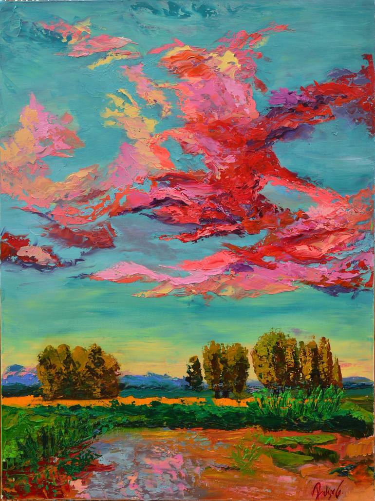 Print of Expressionism Nature Paintings by Rabiya Gulden