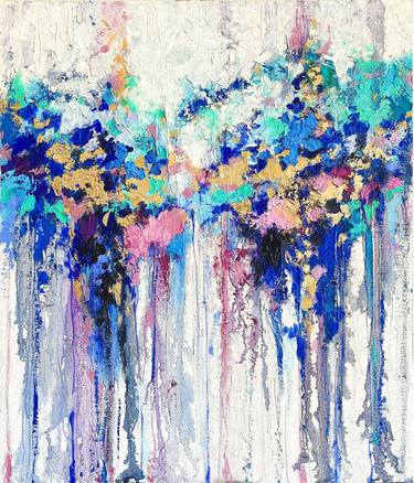 Spring Abstract Wall Art Oil Painting Original Art thumb