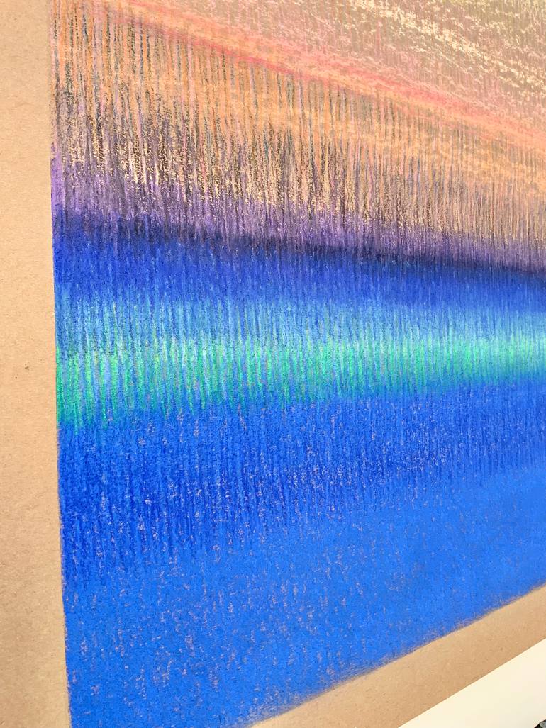 Original Minimalism Abstract Painting by Malgorzata Krakowiak
