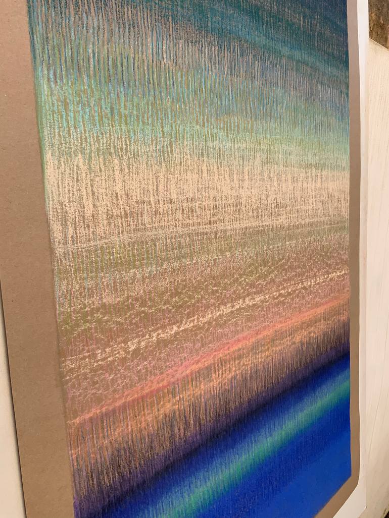 Original Minimalism Abstract Painting by Malgorzata Krakowiak