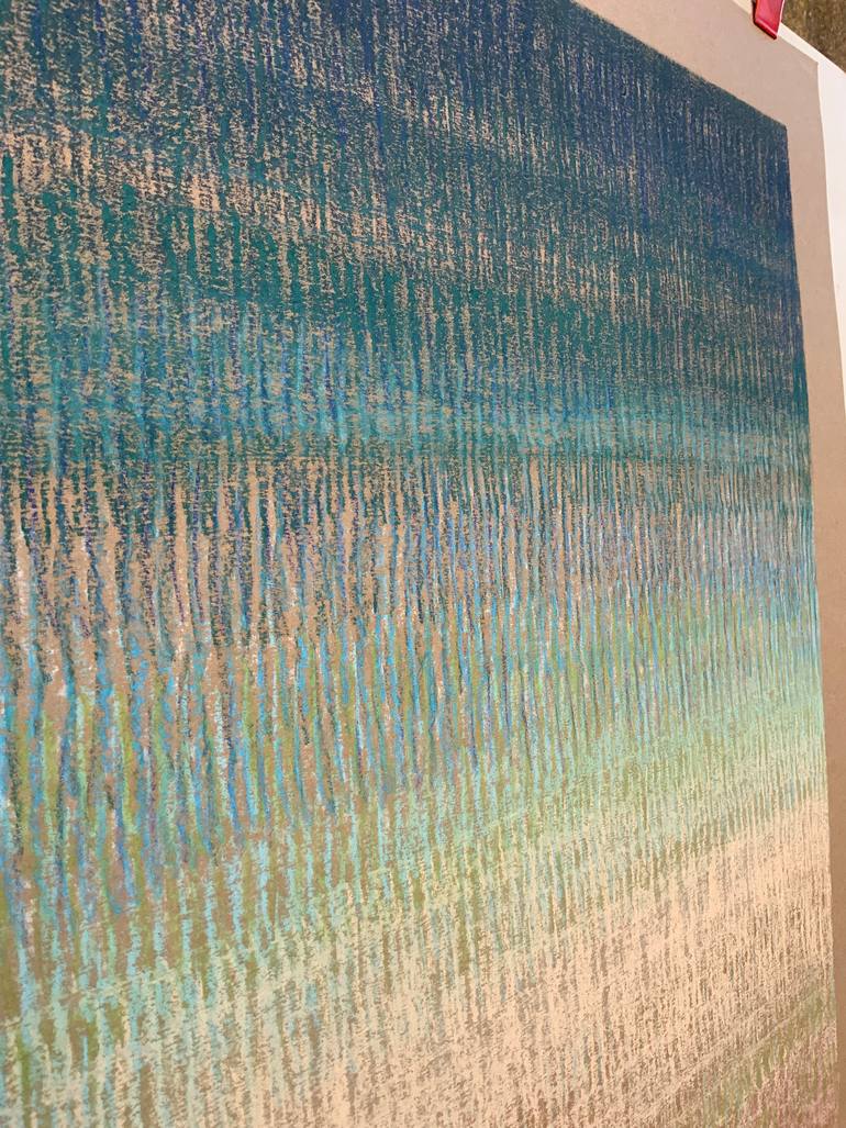 Original Minimalism Abstract Painting by Malgorzata Krakowiak