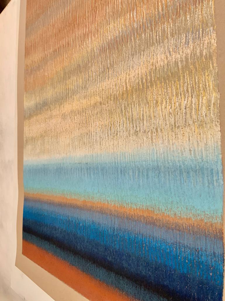 Original Minimalism Abstract Painting by Malgorzata Krakowiak