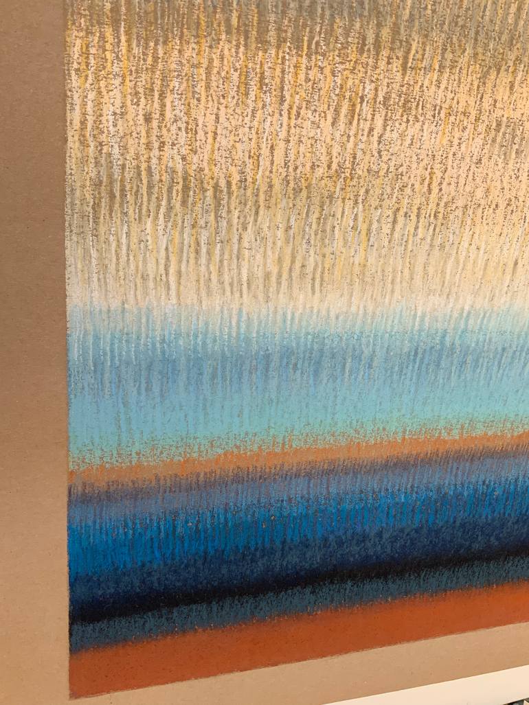 Original Minimalism Abstract Painting by Malgorzata Krakowiak