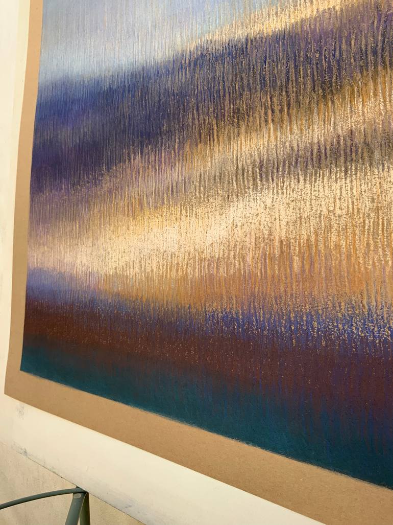 Original Minimalism Abstract Painting by Malgorzata Krakowiak