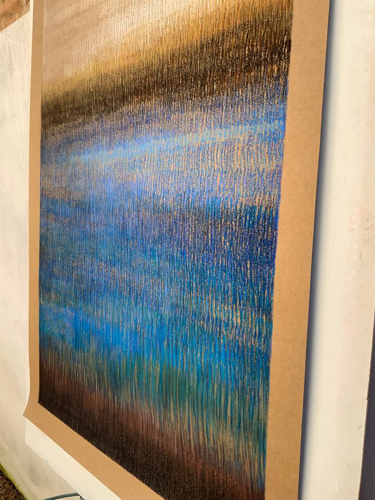 Original Minimalism Abstract Painting by Malgorzata Krakowiak