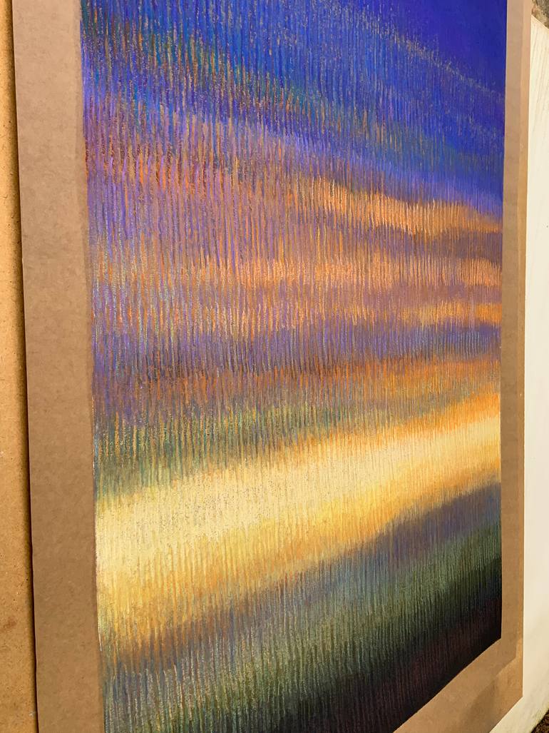 Original Minimalism Abstract Painting by Malgorzata Krakowiak