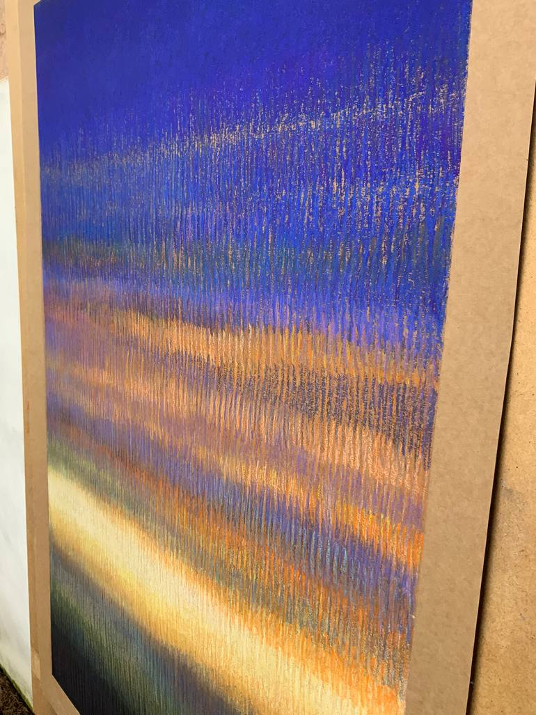 Original Minimalism Abstract Painting by Malgorzata Krakowiak
