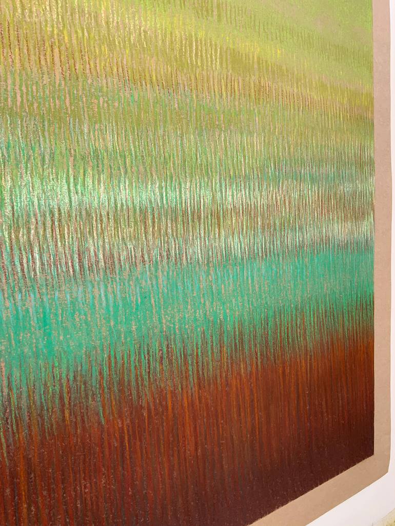 Original Minimalism Abstract Painting by Malgorzata Krakowiak