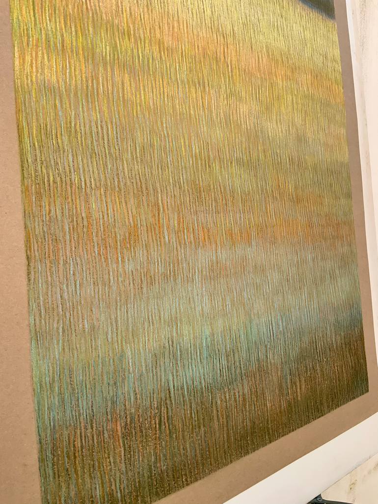 Original Minimalism Abstract Painting by Malgorzata Krakowiak